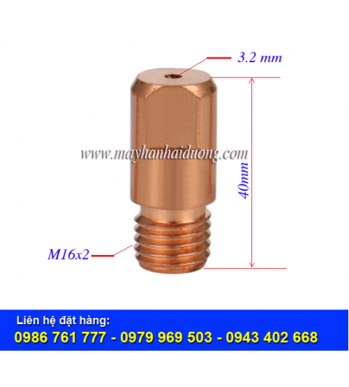 BÉP HÀN CỔNG M16x2.0x40-3.2