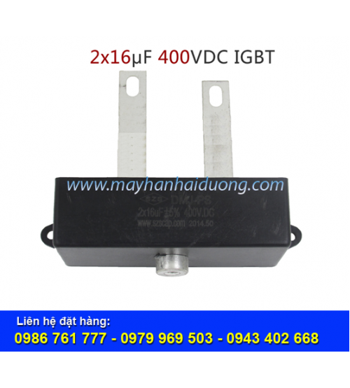 Tụ điện 2x16uF-400VDC DMJ-PS 