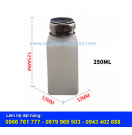 Lọ đựng dung dịch 250ML - Trắng