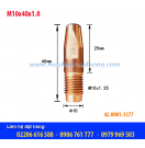 Bép hàn MIG M10x40x1.0