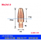 Bép hàn MIG M6x24x1.0