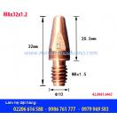 Bép hàn MIG M8x32x1.2