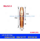 Bép hàn MIG M8x35x1.0